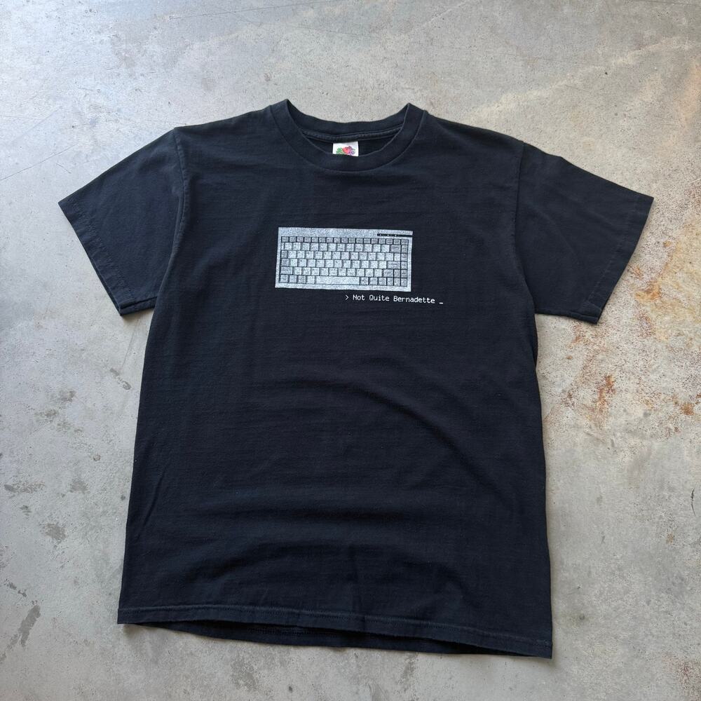 Vintage Y2K Not Quite Bernadette Emo Harcore Rock Band Tee Rare T-shirt Size M